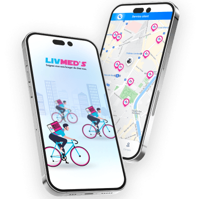 Commandez votre ordonnance et des produits de parapharmacie sur l’application de livraison à domicile Livmed’s